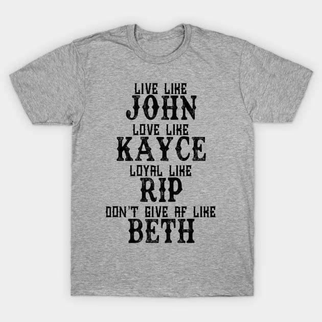 John Kayce Rip Beth T-Shirt by EJTees